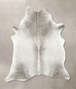 Medium Grey X-Large Brazilian Cowhide Rug 7'9"H x 6'3"W #B14665 by Hudson Hides