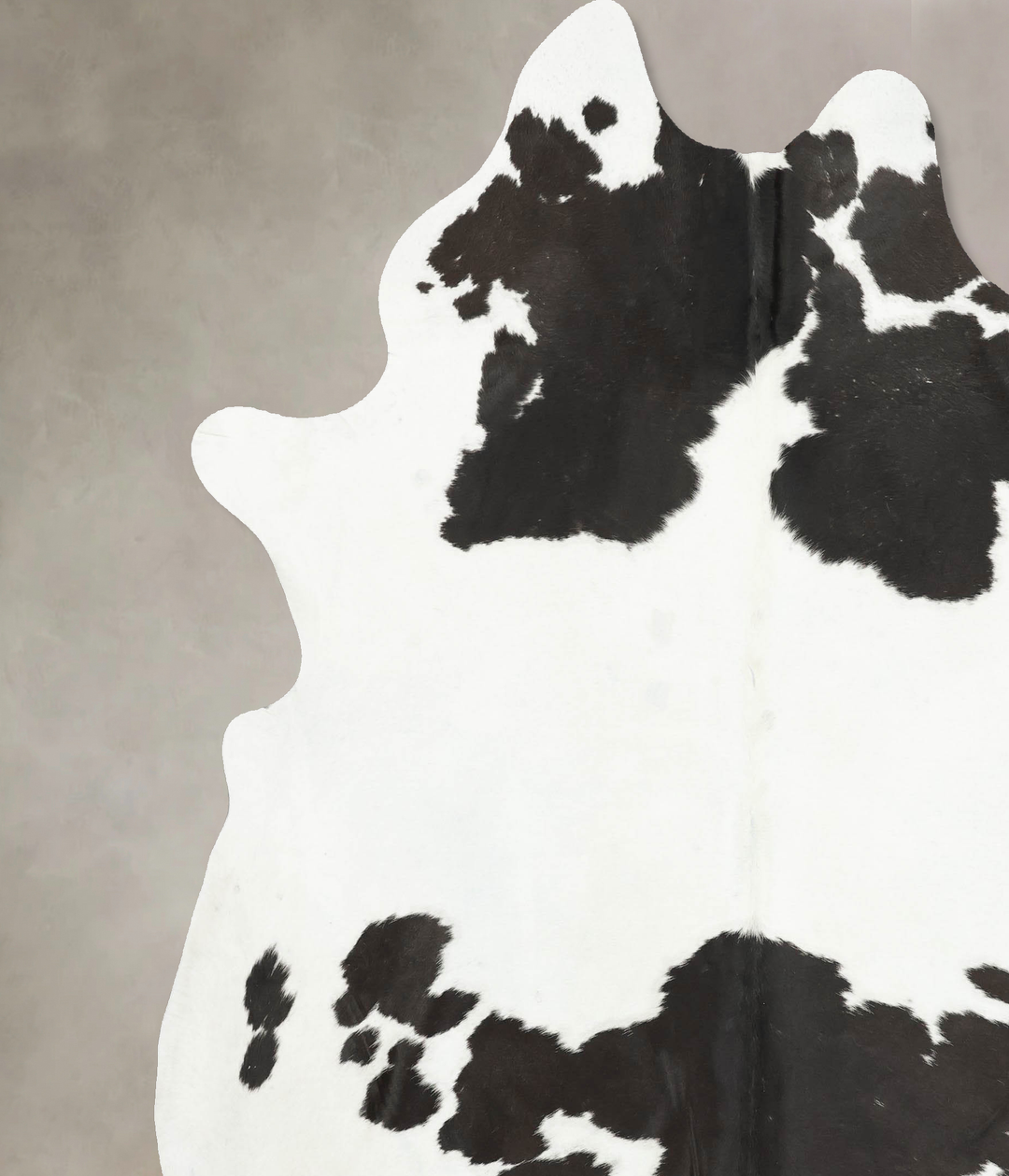 Black and White XX-Large Brazilian Cowhide Rug 8'5"H x 7'3"W #B14670 b