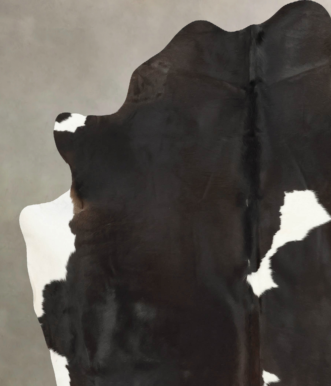 Black and White XX-Large Brazilian Cowhide Rug 8'0"H x 7'1"W #B14715 b
