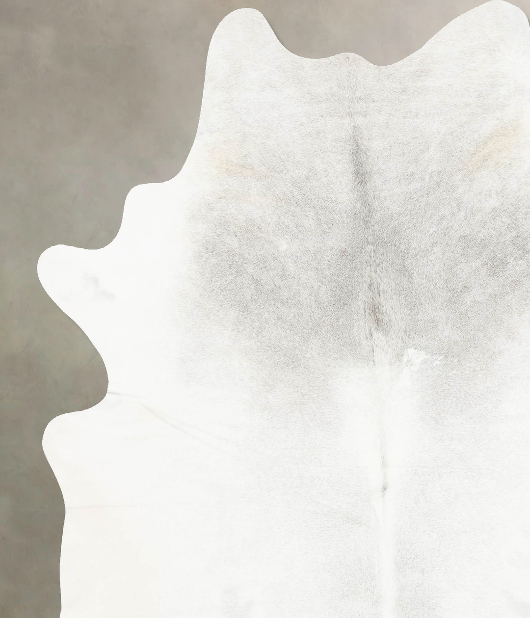 Light Grey XX-Large Brazilian Cowhide Rug 8'2"H x 6'9"W #B14724 by Hud