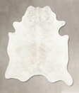 Grey Brindle X-Large Brazilian Cowhide Rug 7'6"H x 6'6"W #B14745 by Hudson Hides