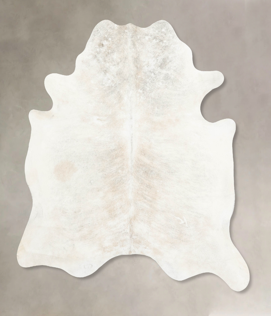 Grey Brindle X-Large Brazilian Cowhide Rug 7'6"H x 6'6"W #B14745 by Hudson Hides