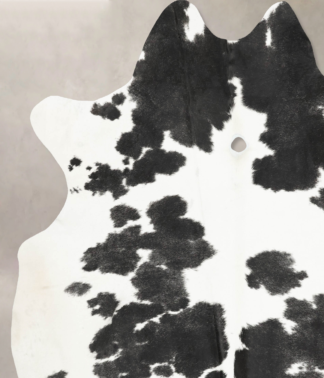 Black and White XX-Large Brazilian Cowhide Rug 8'11"H x 7'5"W #B14759 