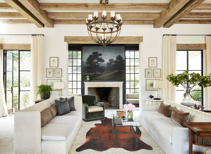 Warm Caramel XX-Large Brazilian Cowhide Rug 8'3"H x 6'6"W #B14776 by Hudson Hides