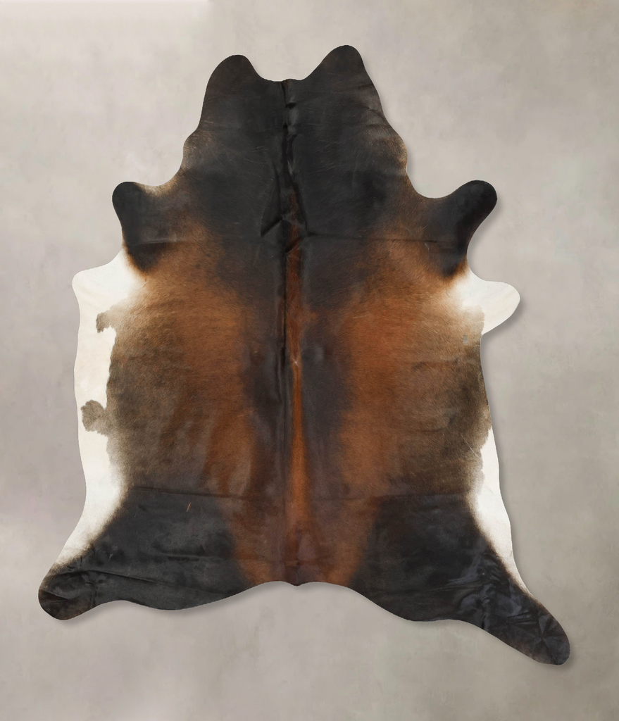 Chocolate XX-Large Brazilian Cowhide Rug 8'5"H x 7'1"W #B14780 by Hudson Hides