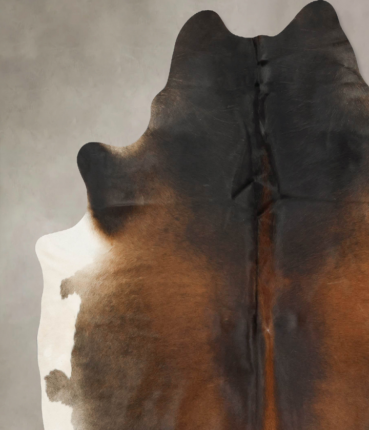 Chocolate XX-Large Brazilian Cowhide Rug 8'5"H x 7'1"W #B14780 by Hudson Hides