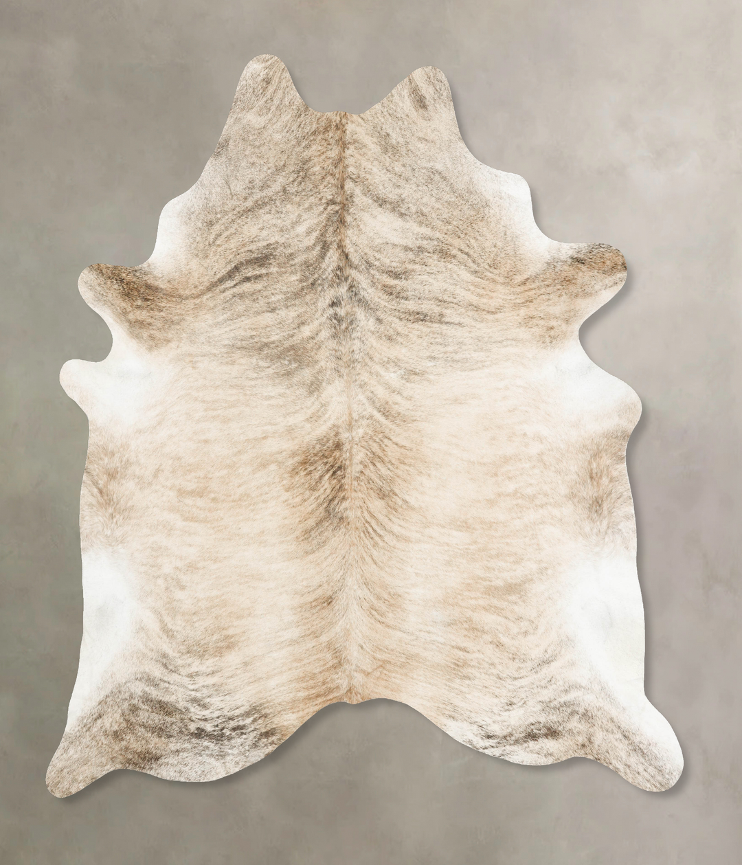 Light Brindle XX-Large Brazilian Cowhide Rug 8'9"H x 7'4"W #B14792 by 