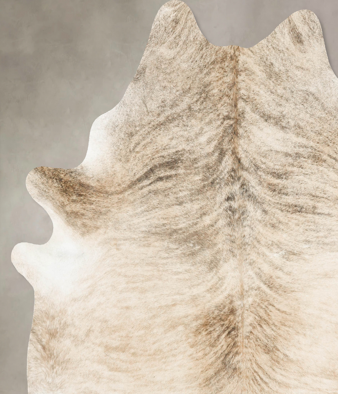 Light Brindle XX-Large Brazilian Cowhide Rug 8'9"H x 7'4"W #B14792 by 