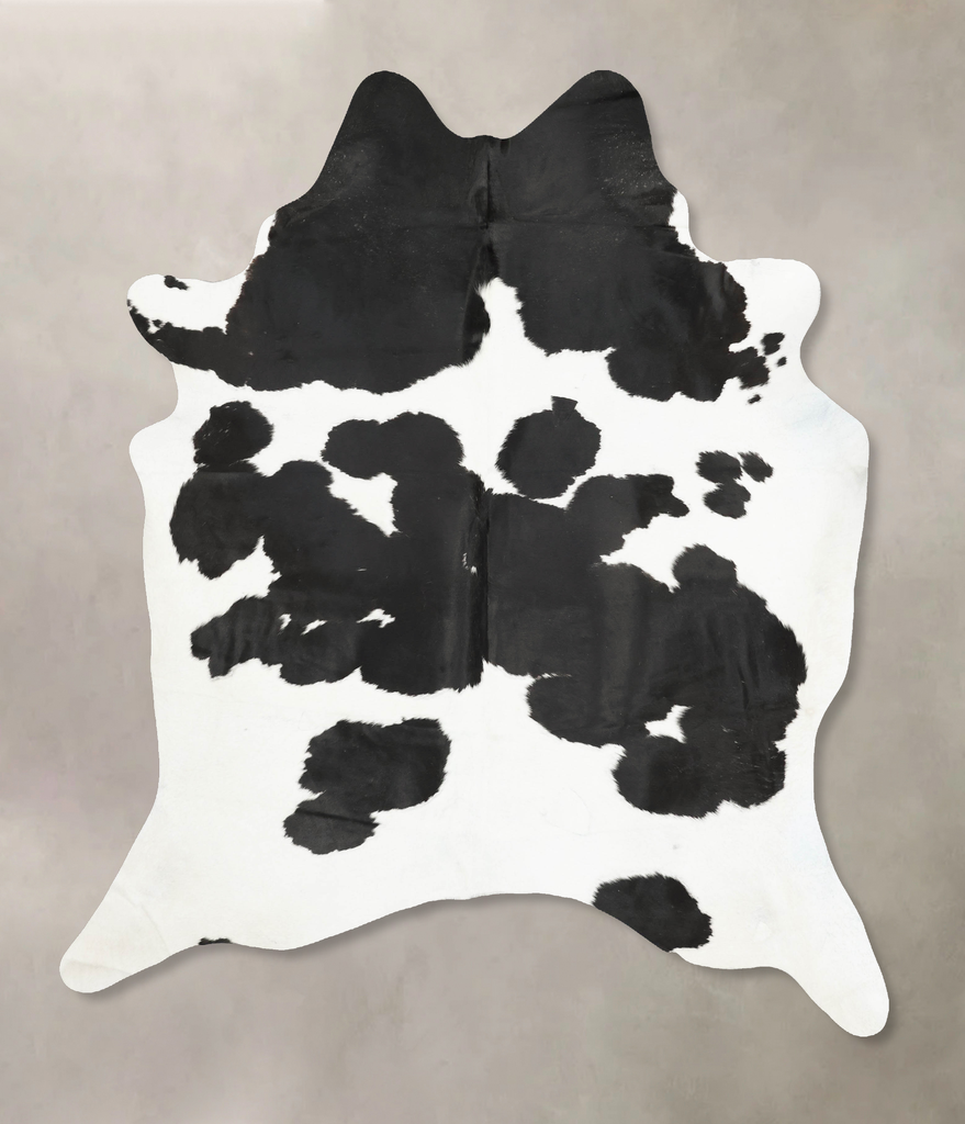 Black and White XX-Large Brazilian Cowhide Rug 8'6"H x 7'0"W #B14794 by Hudson Hides