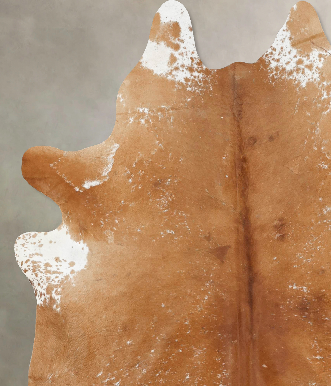 Salt and Pepper Brown X-Large Brazilian Cowhide Rug 7'5"H x 6'9"W #B14