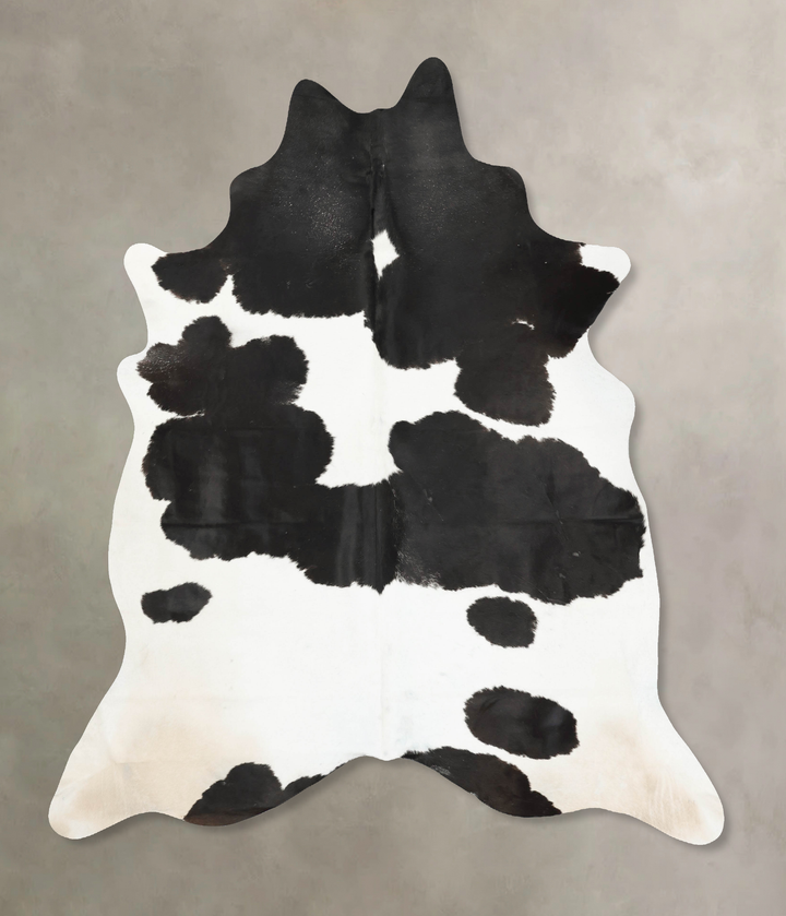 Black and White XX-Large Brazilian Cowhide Rug 8'7"H x 7'5"W #B14811 by Hudson Hides
