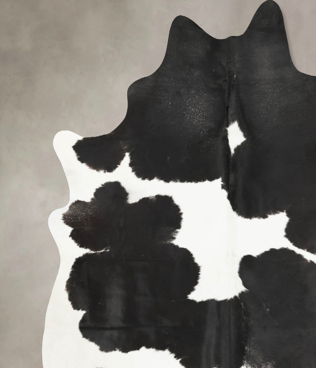 Black and White XX-Large Brazilian Cowhide Rug 8'7"H x 7'5"W #B14811 b