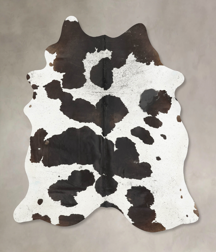 Black and White XX-Large Brazilian Cowhide Rug 7'10"H x 6'5"W #B14812 by Hudson Hides