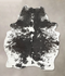 Salt and Pepper Black Large Brazilian Cowhide Rug 7'2