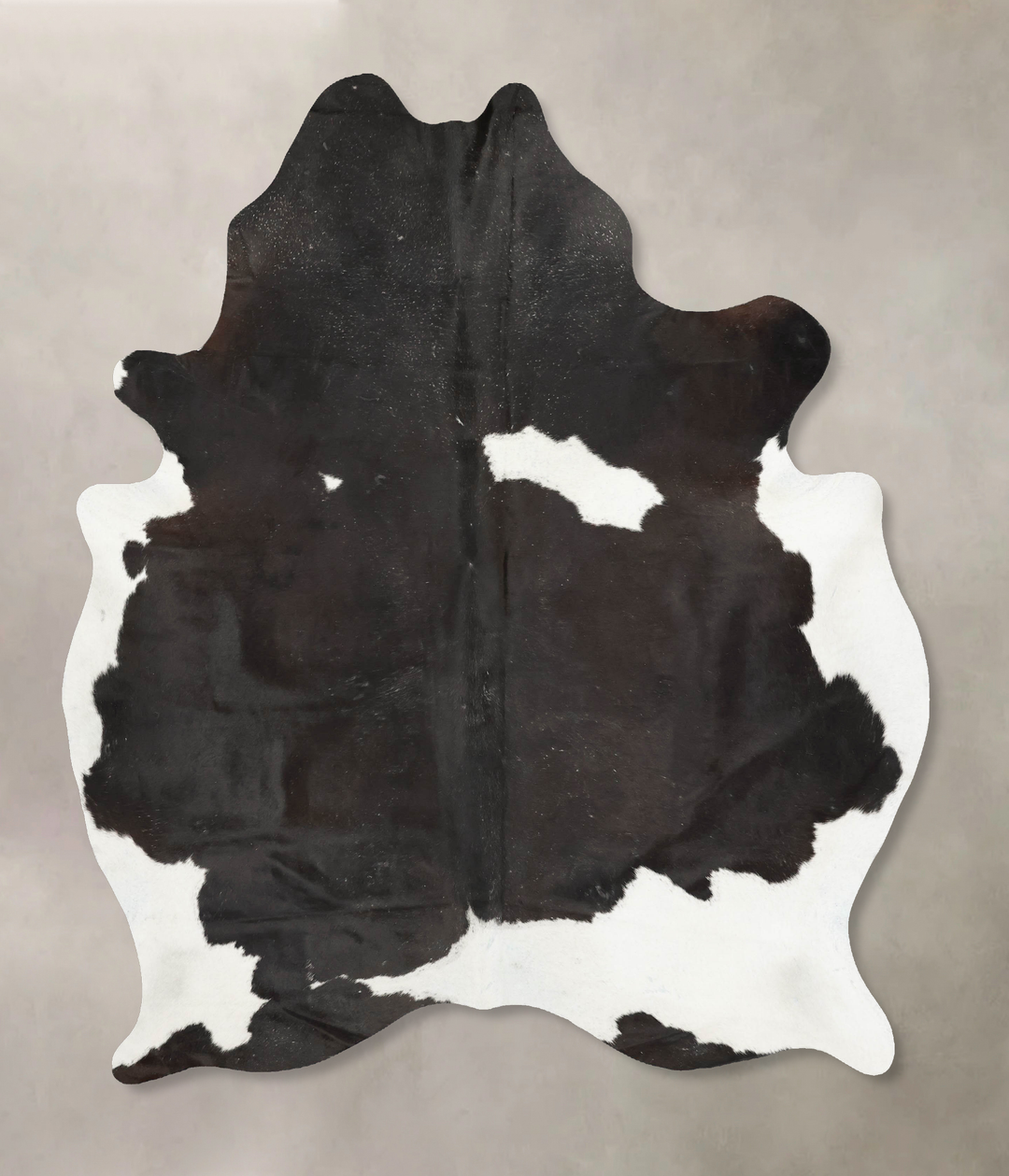 Black and White XX-Large Brazilian Cowhide Rug 7'11"H x 6'6"W #B14894 