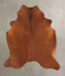 Solid Brown X-Large Brazilian Cowhide Rug 6'11
