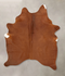 Solid Brown X-Large Brazilian Cowhide Rug 7'8
