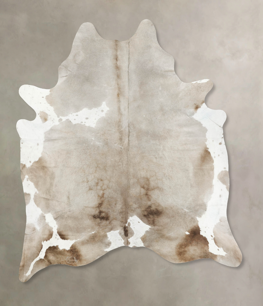 Taupe XX-Large Brazilian Cowhide Rug 8'10"H x 7'0"W #B14909 by Hudson Hides