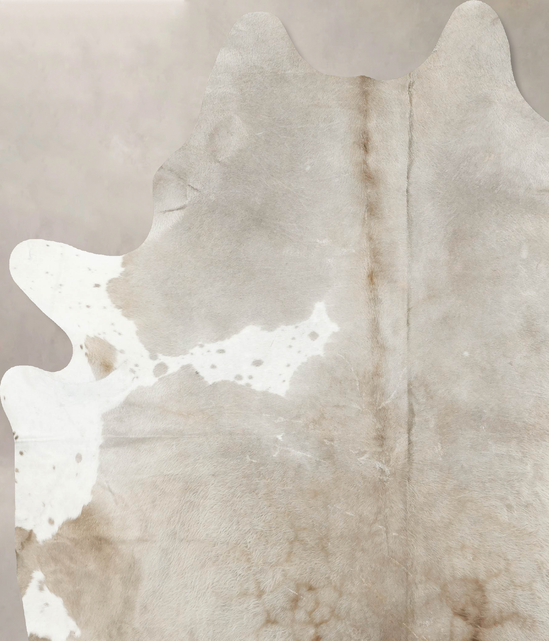 Taupe XX-Large Brazilian Cowhide Rug 8'10"H x 7'0"W #B14909 by Hudson 