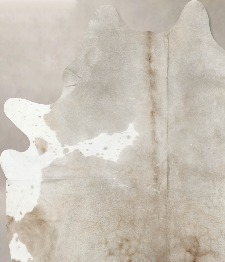 Taupe XX-Large Brazilian Cowhide Rug 8'10"H x 7'0"W #B14909 by Hudson Hides