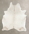 Ivory with Beige XX-Large Brazilian Cowhide Rug 8'6