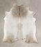 Grey with Beige XX-Large Brazilian Cowhide Rug 8'2