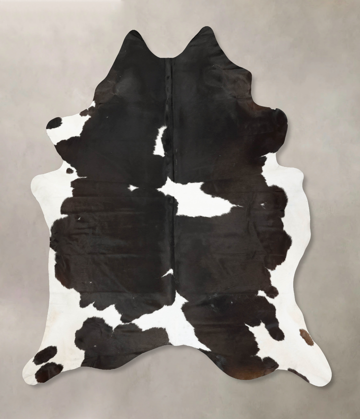 Chocolate and White XX-Large Brazilian Cowhide Rug 9'4"H x 7'11"W #B14920 by Hudson Hides