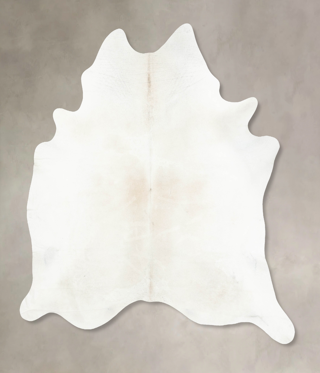 Ivory with Beige XX-Large Brazilian Cowhide Rug 8'11"H x 7'4"W #B14923