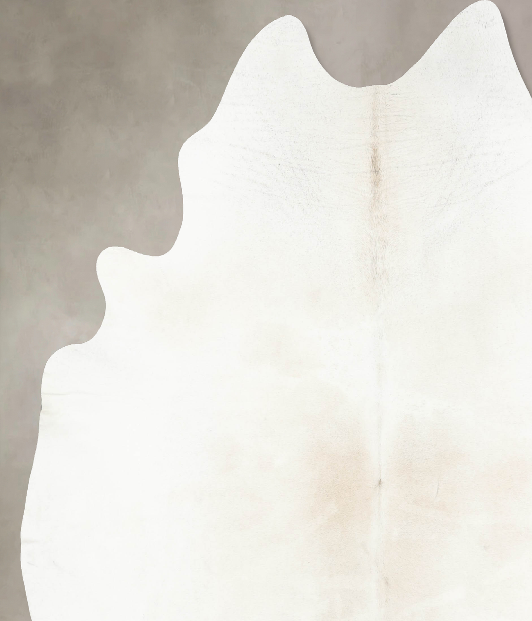 Ivory with Beige XX-Large Brazilian Cowhide Rug 8'11"H x 7'4"W #B14923