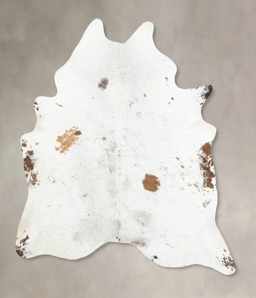 Salt and Pepper Brown XX-Large Brazilian Cowhide Rug 8'4"H x 6'7"W #B14925 by Hudson Hides