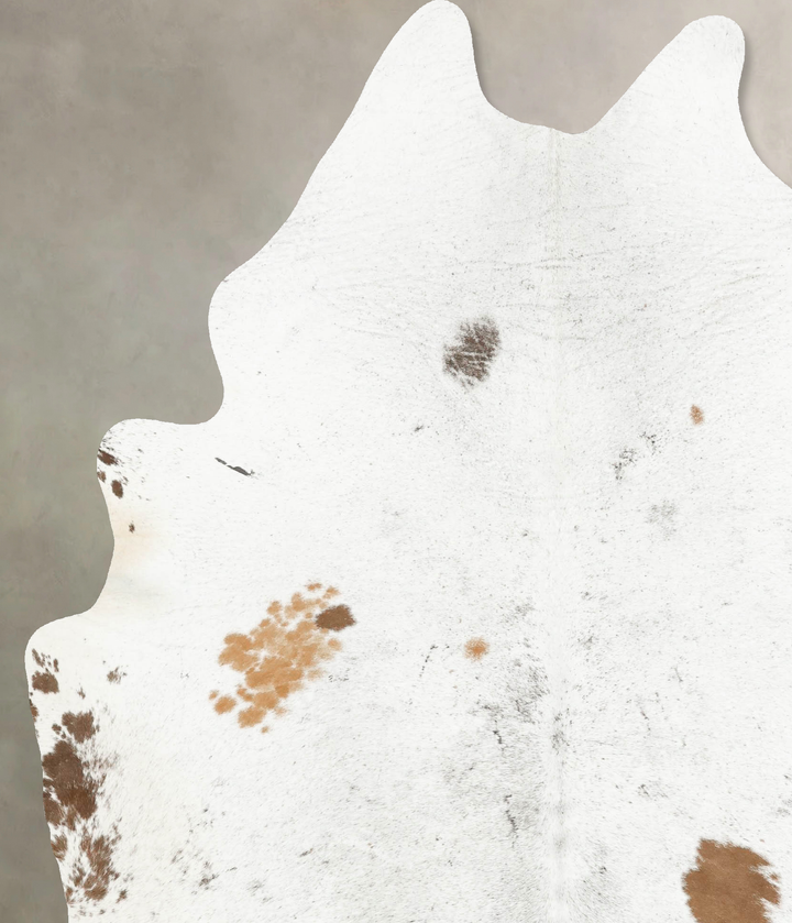 Salt and Pepper Brown XX-Large Brazilian Cowhide Rug 8'4"H x 6'7"W #B14925 by Hudson Hides