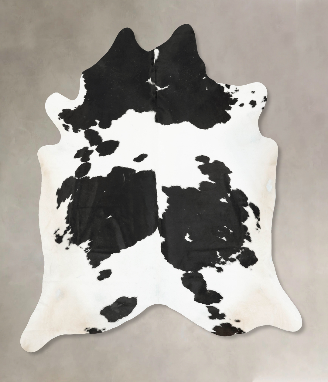 Black and White XX-Large Brazilian Cowhide Rug 9'1"H x 7'11"W #B14929 