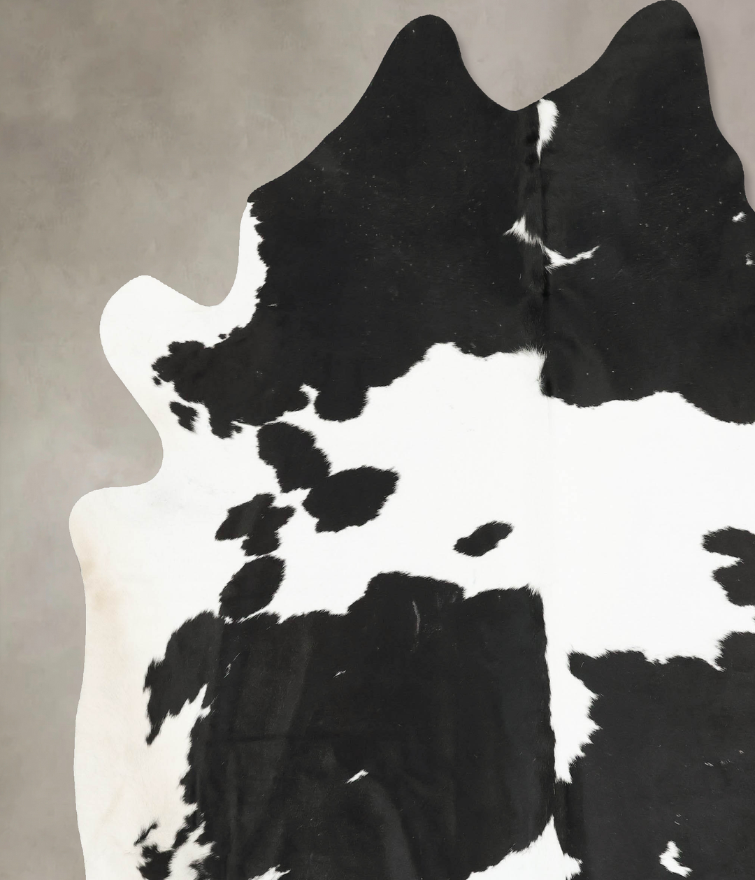 Black and White XX-Large Brazilian Cowhide Rug 9'1"H x 7'11"W #B14929 