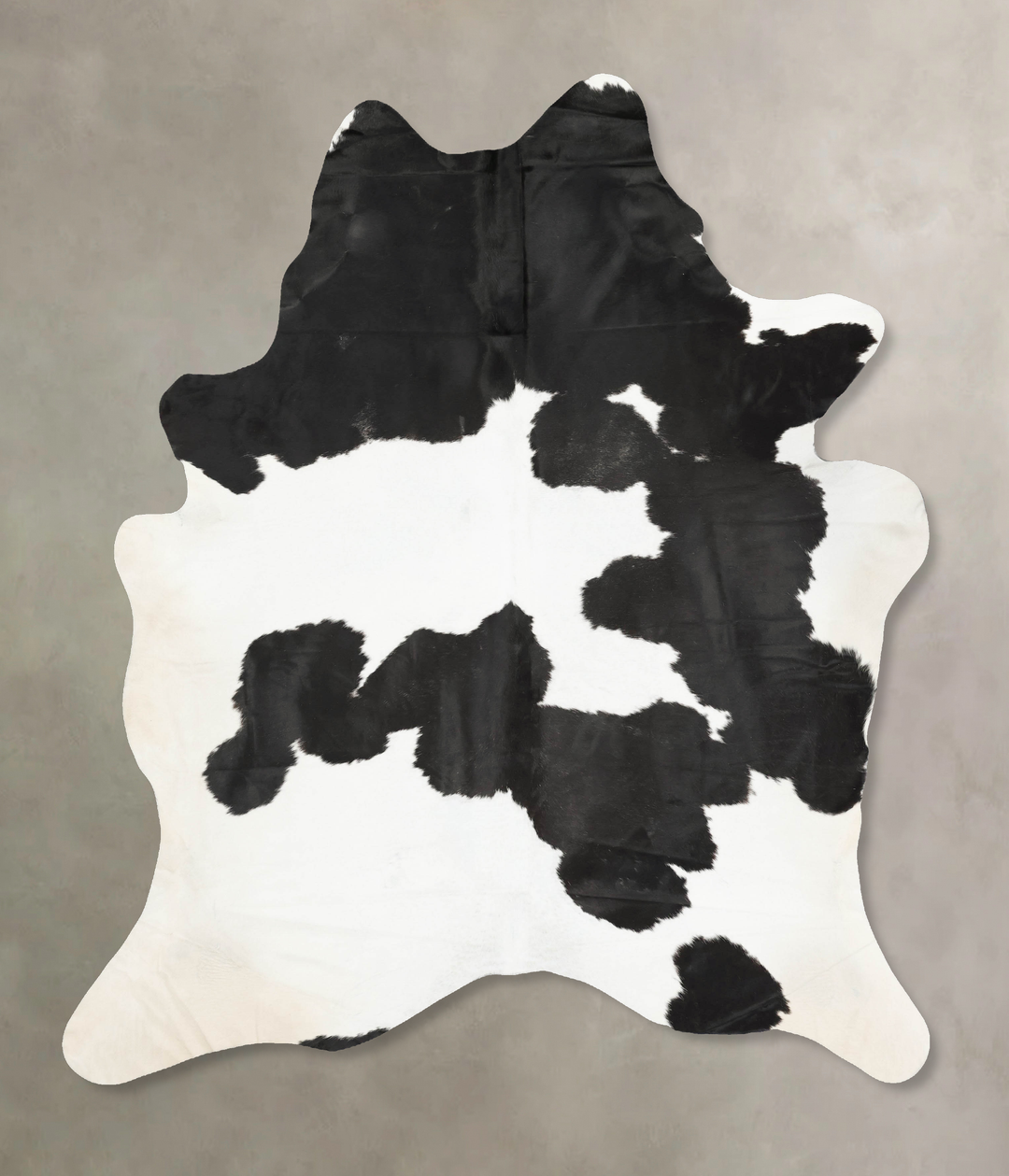 Black and White XX-Large Brazilian Cowhide Rug 9'0"H x 6'10"W #B14941 