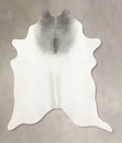Medium Grey XX-Large Brazilian Cowhide Rug 7'10"H x 7'6"W #B14944 by Hudson Hides
