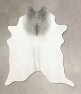 Medium Grey XX-Large Brazilian Cowhide Rug 7'10"H x 7'6"W #B14944 by Hudson Hides