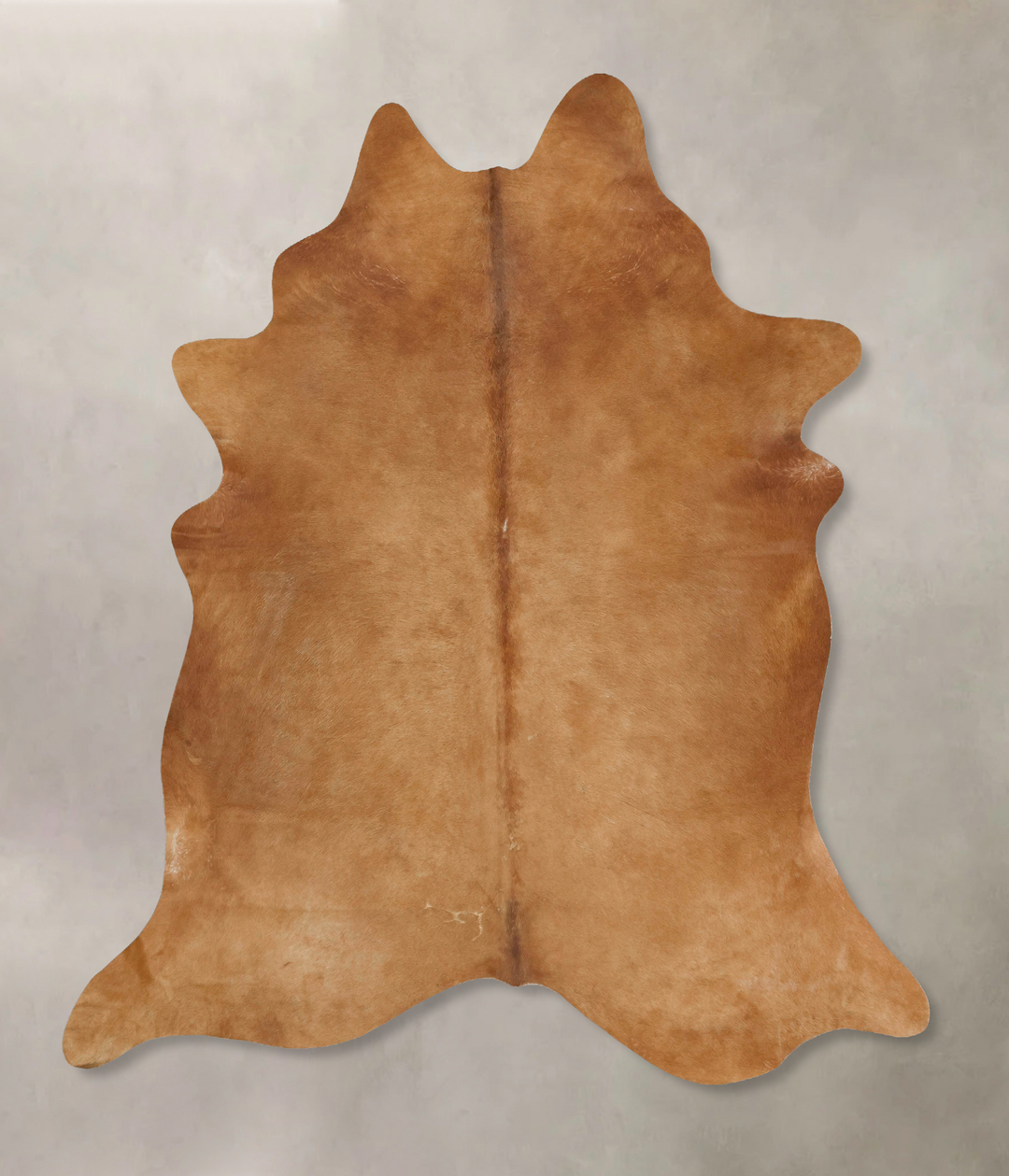 Beige XX-Large Brazilian Cowhide Rug 8'3"H x 7'2"W #B14960 by Hudson H