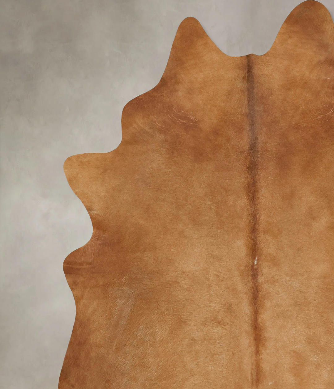 Beige XX-Large Brazilian Cowhide Rug 8'3"H x 7'2"W #B14960 by Hudson H