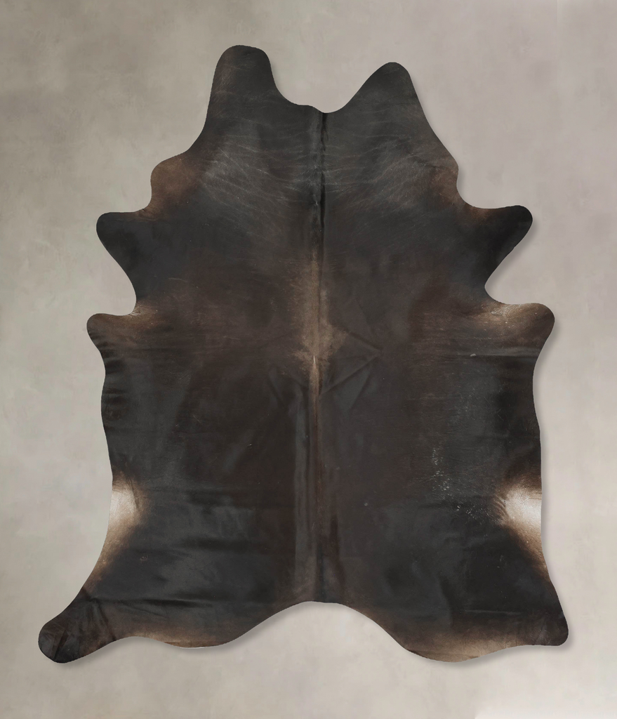 Chocolate XX-Large Brazilian Cowhide Rug 8'4"H x 6'6"W #B14962 by Hudson Hides