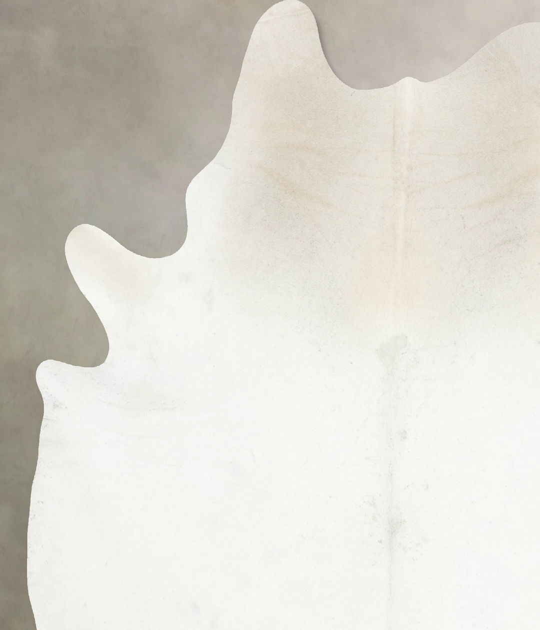 Ivory with Beige XX-Large Brazilian Cowhide Rug 8'11"H x 7'3"W #B15054