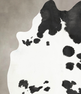 Black and White XX-Large Brazilian Cowhide Rug 8'0"H x 6'6"W #B15098 by Hudson Hides