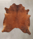 Medium Brindle X-Large Brazilian Cowhide Rug 6'9"H x 6'2"W #B1510 by Hudson Hides