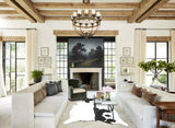 Black and White XX-Large Brazilian Cowhide Rug 8'11"H x 6'10"W #B15135 by Hudson Hides