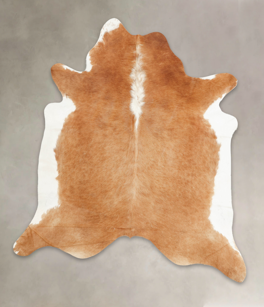 Hereford XX-Large Brazilian Cowhide Rug 8'2"H x 7'0"W #B1521 by Hudson Hides