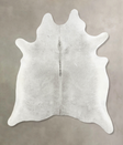 Medium Grey X-Large Brazilian Cowhide Rug 7'4"H x 5'8"W #B15245 by Hudson Hides