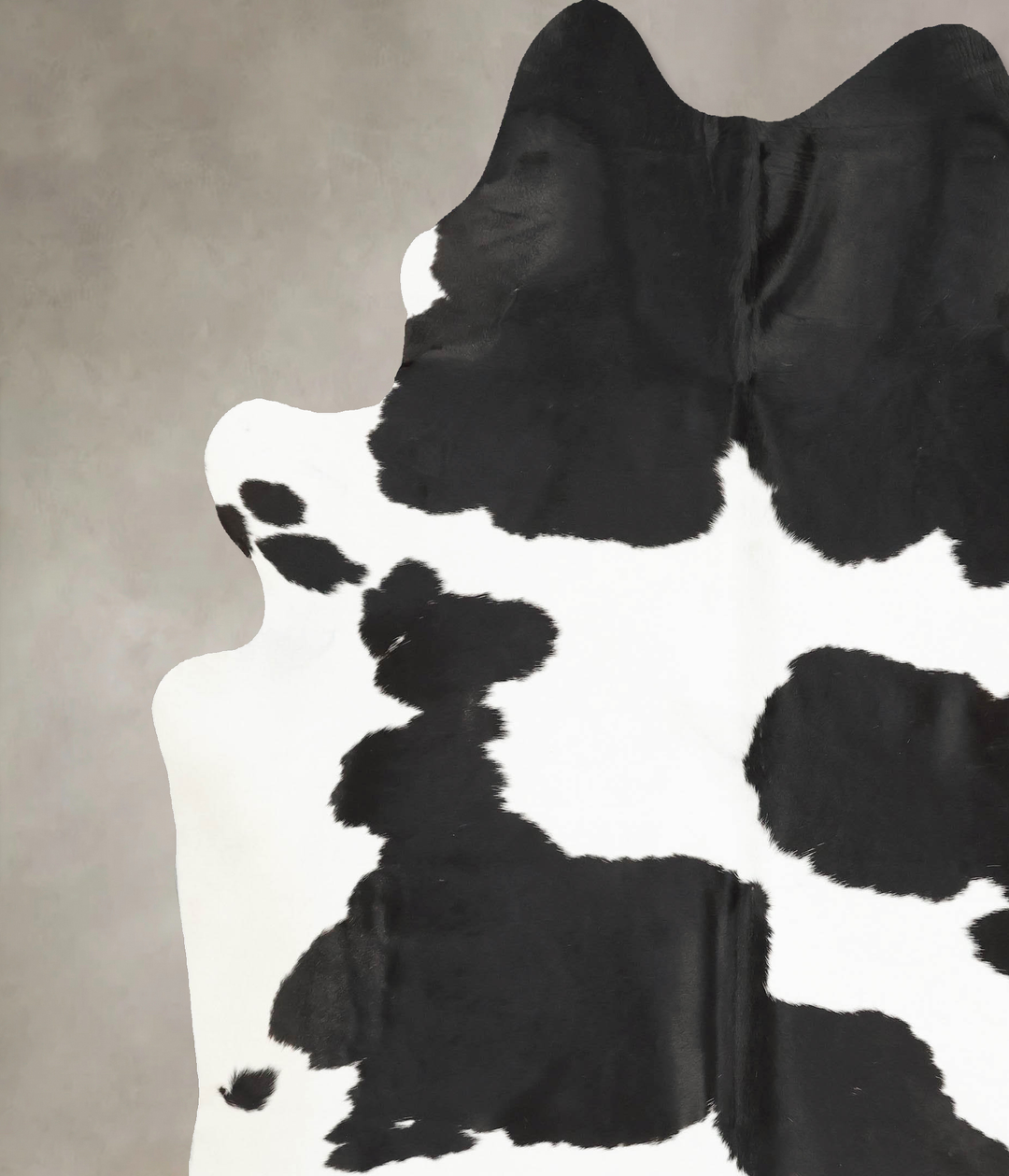 Black and White XX-Large Brazilian Cowhide Rug 9'0"H x 7'3"W #B15319 b