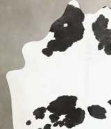 Black and White X-Large Brazilian Cowhide Rug 7'8"H x 6'1"W #B15332 by Hudson Hides