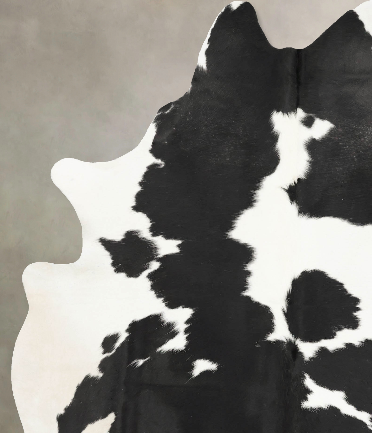 Black and White XX-Large Brazilian Cowhide Rug 8'3"H x 6'3"W #B15395 by Hudson Hides