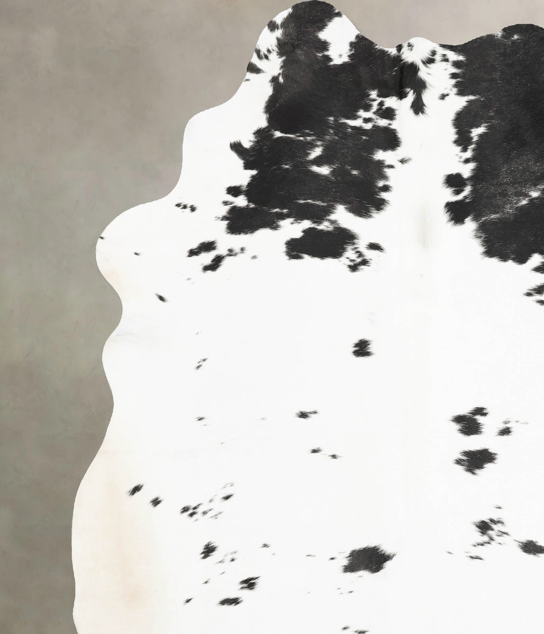 Black and White XX-Large Brazilian Cowhide Rug 8'7"H x 6'7"W #B15412 b