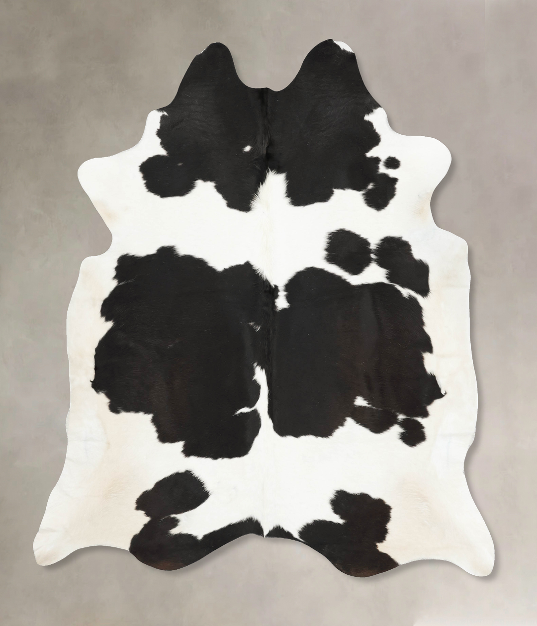 Black and White XX-Large Brazilian Cowhide Rug 8'0"H x 7'1"W #B15413 b